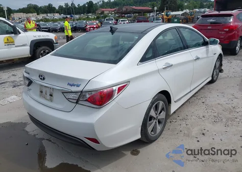 2011 Hyundai Sonata Hybrid from USA, damaged, VIN KMHEC4A49BA007351